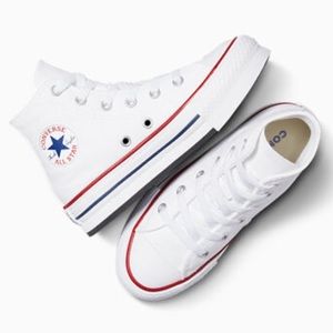 Kids converse platform sneakers size 13